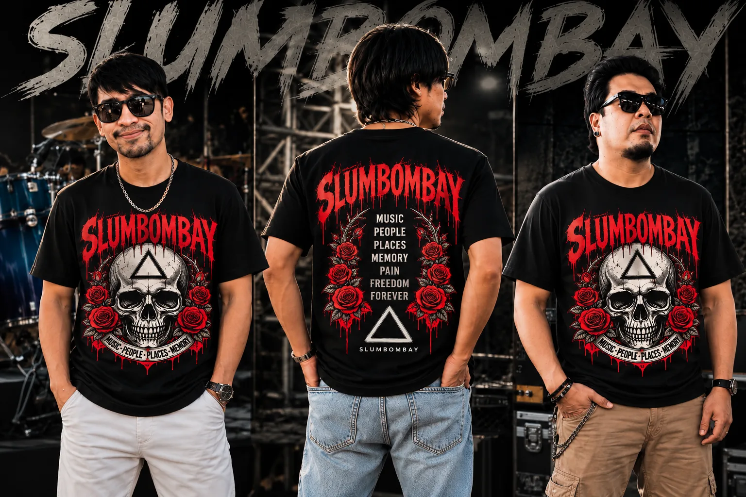 เสื้อกราฟิกสำหรับกลุ่มดนตรี